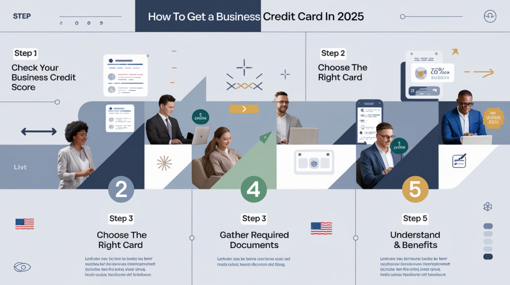 "How to Get a Business Credit Card in 2025: A Step-by-Step Guide for U.S. Entrepreneurs to Maximize Benefits and Build Credit”